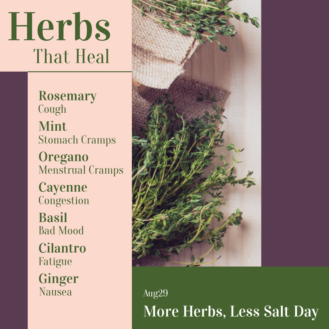 More Herbs, Less Salt Day